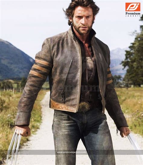 wolverine replica jacket|wolverine in leather jacket.